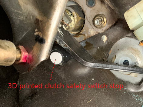 3D Printed Clutch Safety Switch Stop