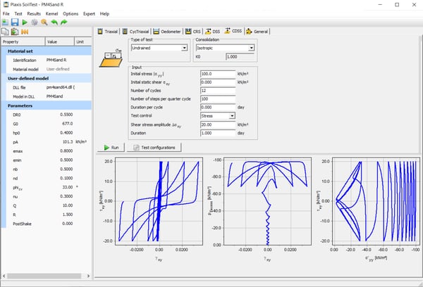 PLAXIS blog Undrained cyclic DSS test simulation with PM4Sand model using the PLAXIS SoilTest facility