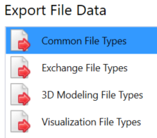 Exporting design files