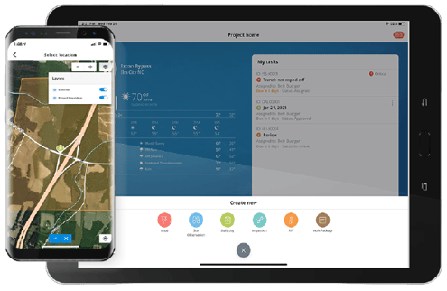 SYNCHRO Field and Control on Mobile Devices