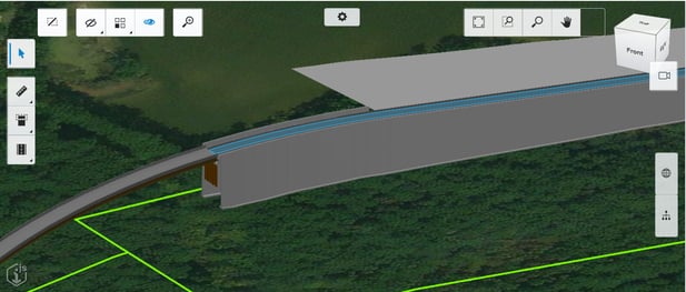 Civil components are usually continuous elements extending for several kilometers