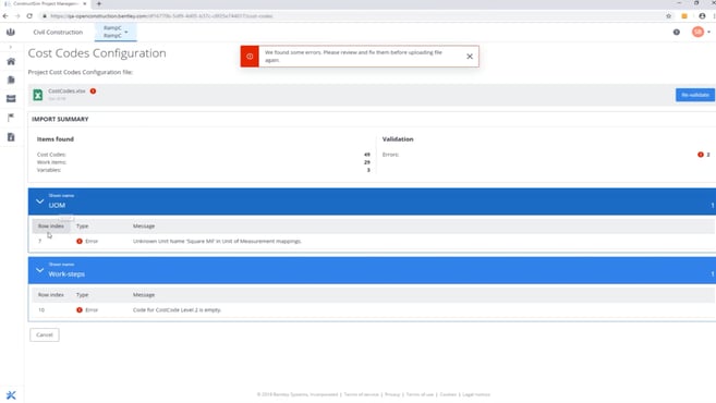 Cost Codes with SYNCHRO